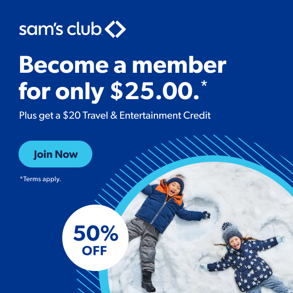 Sam's Club 1-Year New Membership